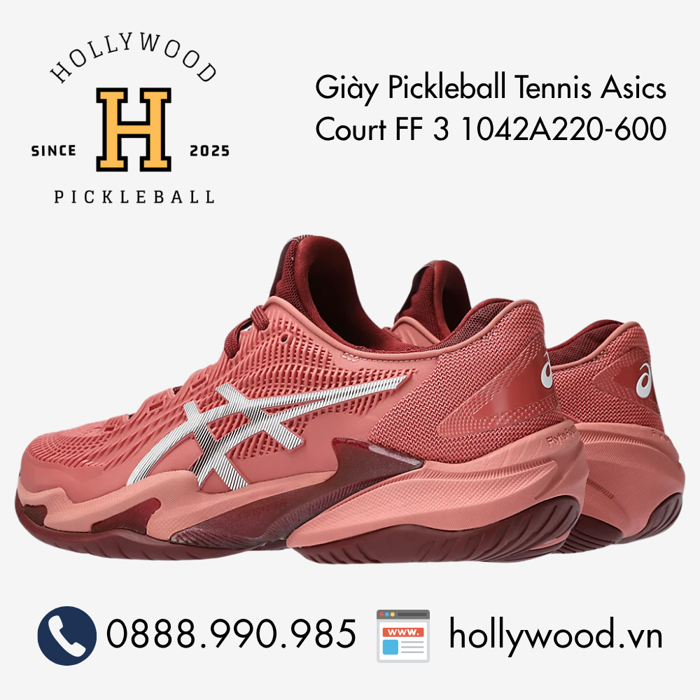 Giày Tennis Pickleball Asics Court FF 3 1042A220-600