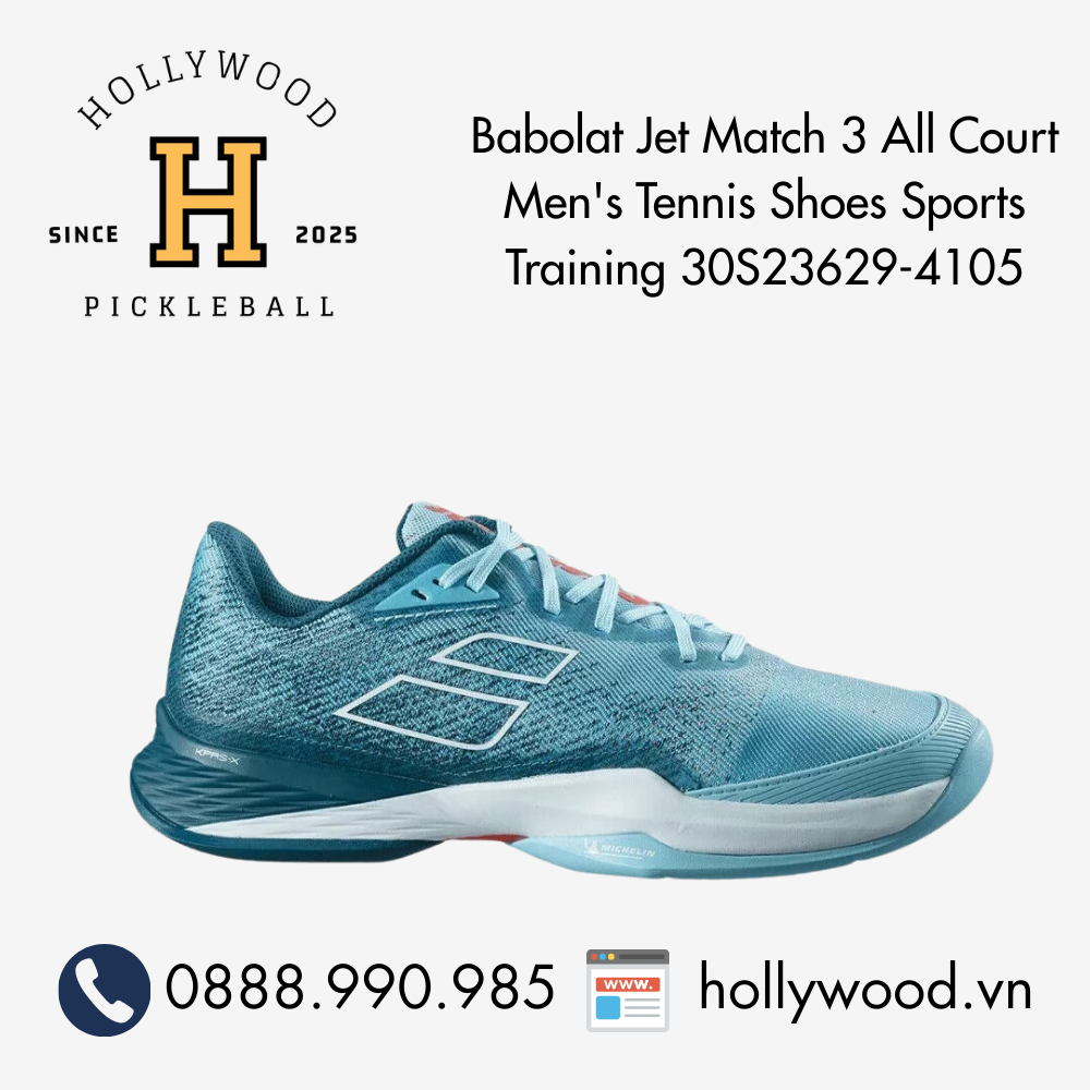 Babolat Jet Match 3 All Court Men's Tennis Shoes Sports Training 30S23629-4105