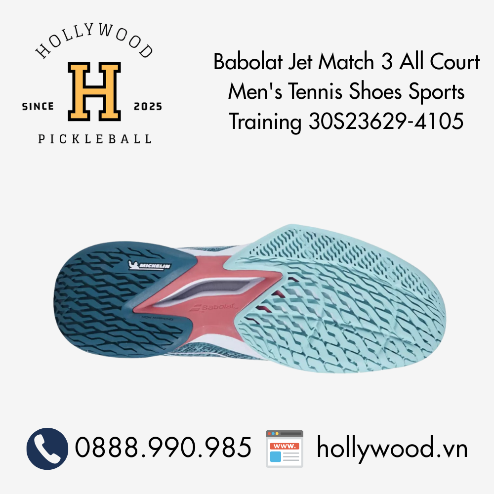 Babolat Jet Match 3 All Court Men's Tennis Shoes Sports Training 30S23629-4105