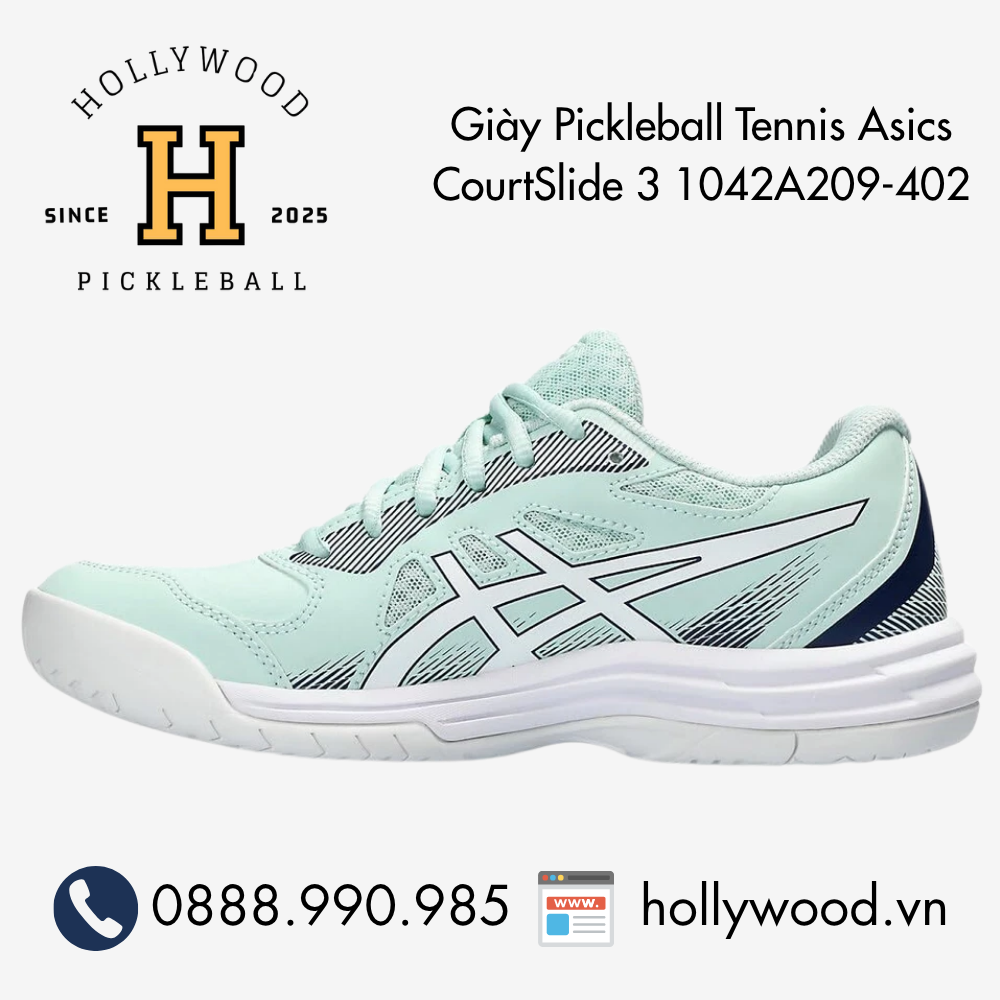 Giày Pickleball Tennis Asics CourtSlide 3 1042A209-402