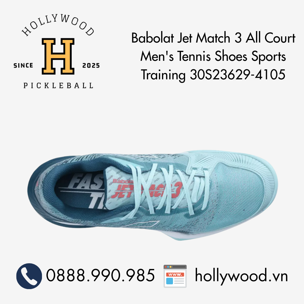 Babolat Jet Match 3 All Court Men's Tennis Shoes Sports Training 30S23629-4105