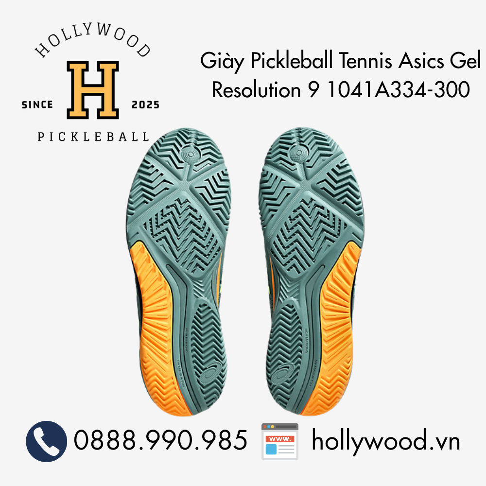 Giày Tennis Pickleball Asics Gel Resolution 9 1041A334-300