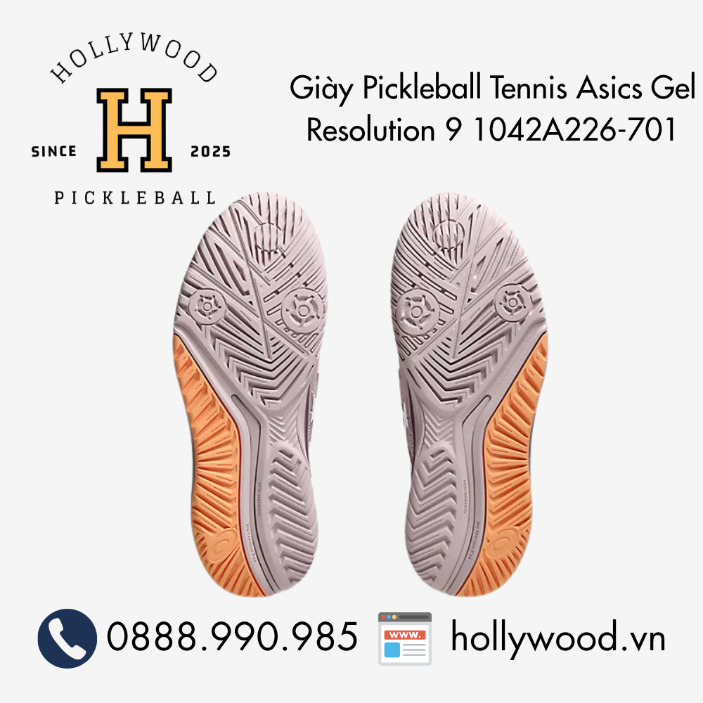 Giày Tennis Pickleball Asics Gel Resolution 9 1042A226-701