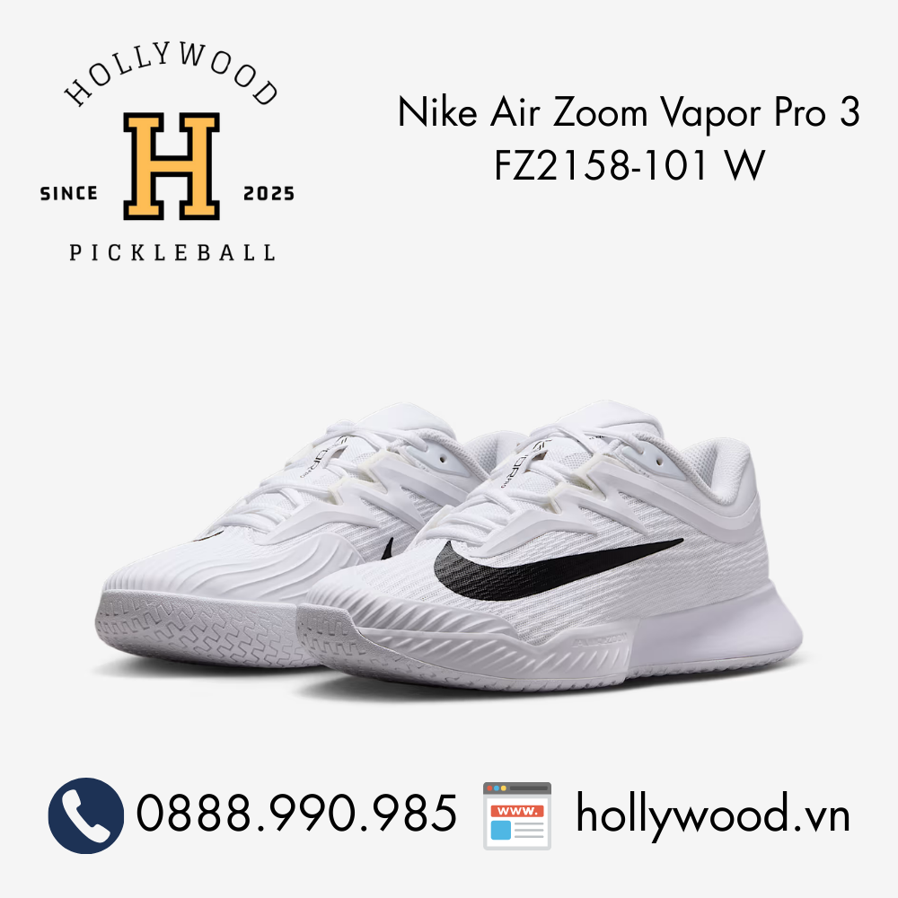Giày Tennis Pickleball Nike Air Zoom Vapor Pro 3 FZ2158-101 W