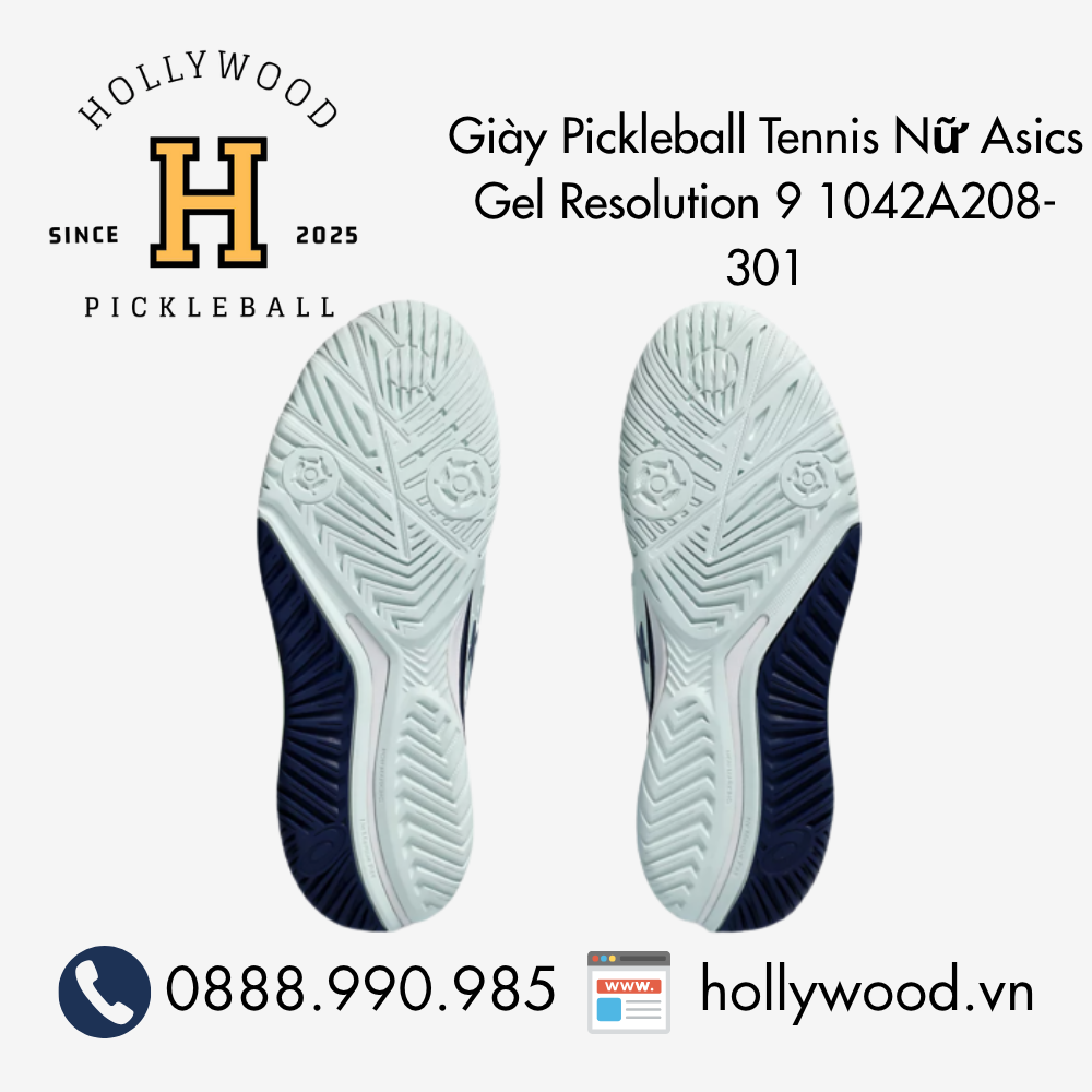 Giày Tennis Pickleball Nữ Asics Gel Resolution 9 1042A208-301