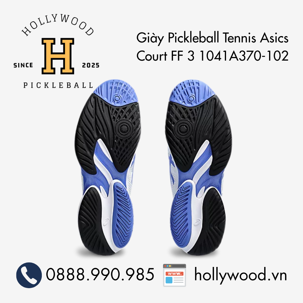 Giày Tennis Pickleball Asics Court FF 3 1041A370-102