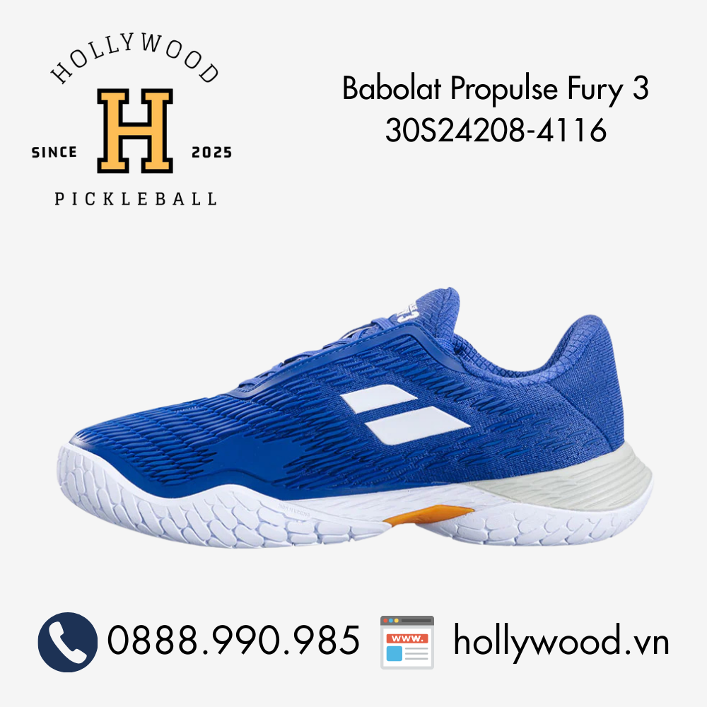 Giày Tennis Pickleball Babolat Propulse Fury 3 30S24208-4116