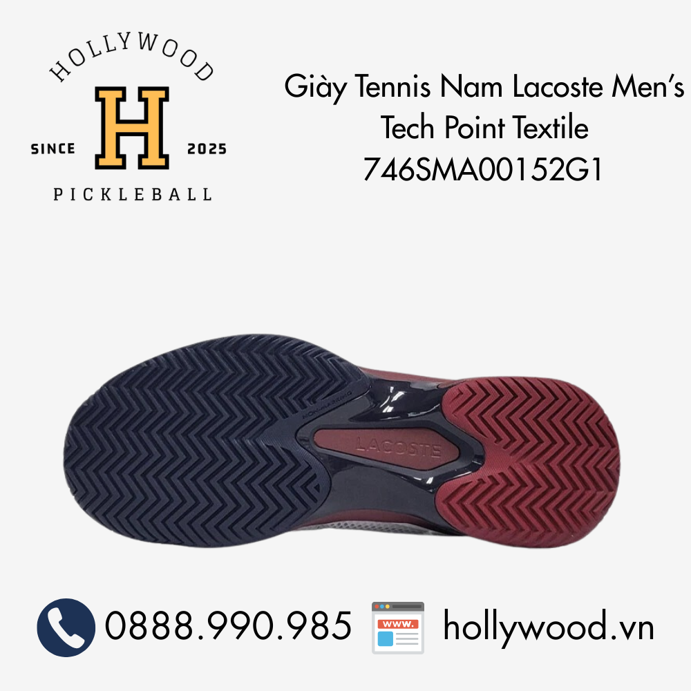 Giày Tennis Nam Lacoste Men’s Tech Point Textile 746SMA00152G1