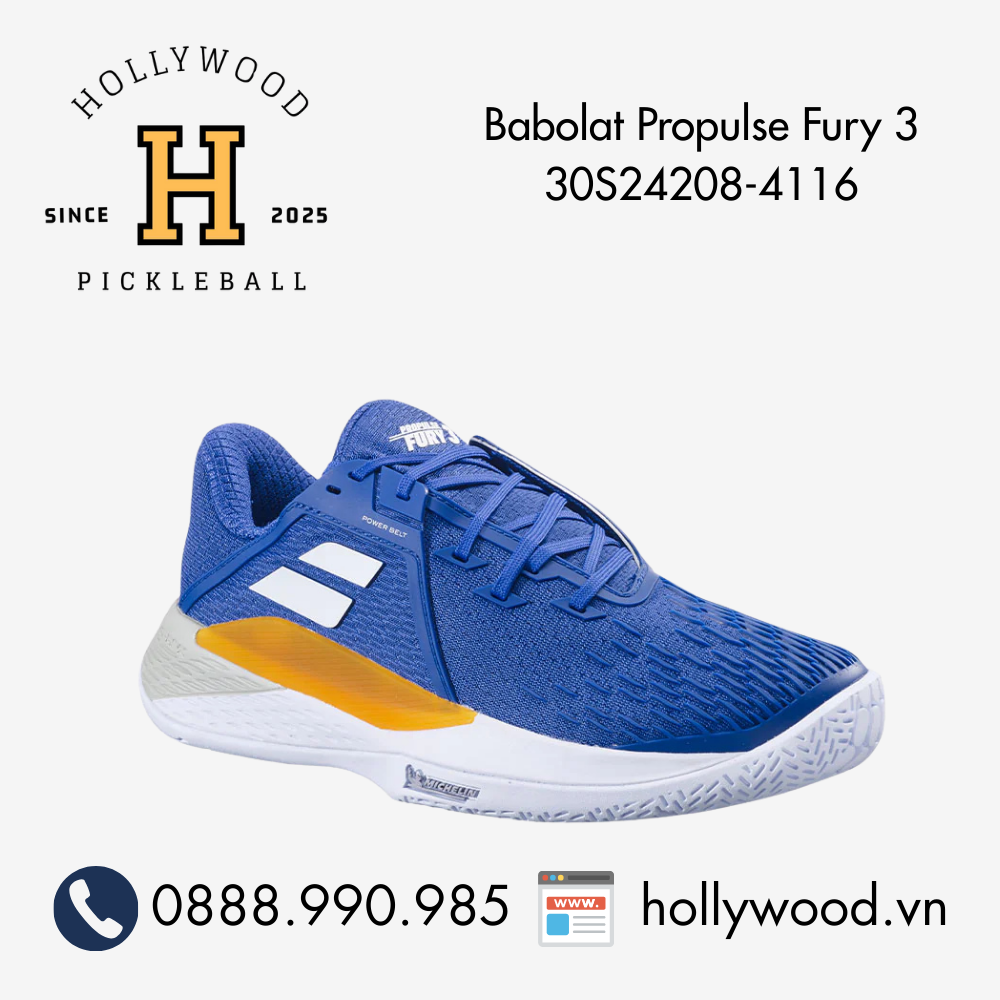 Giày Tennis Pickleball Babolat Propulse Fury 3 30S24208-4116
