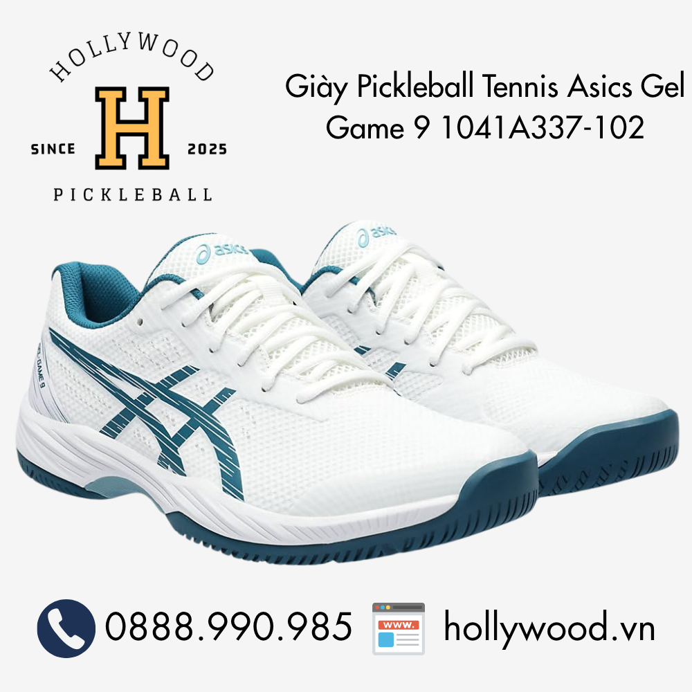 Giày Tennis Pickleball Asics Gel Game 9 1041A337-102