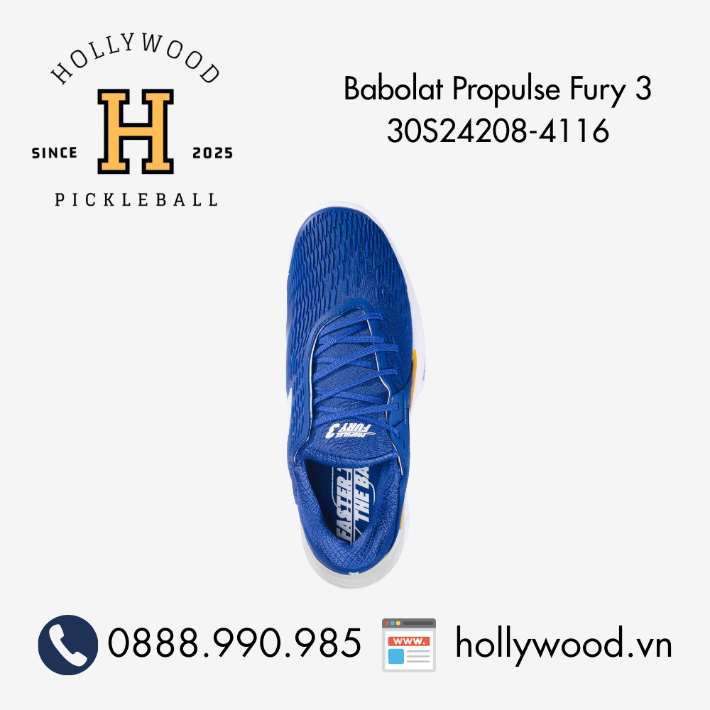 Giày Tennis Pickleball Babolat Propulse Fury 3 30S24208-4116