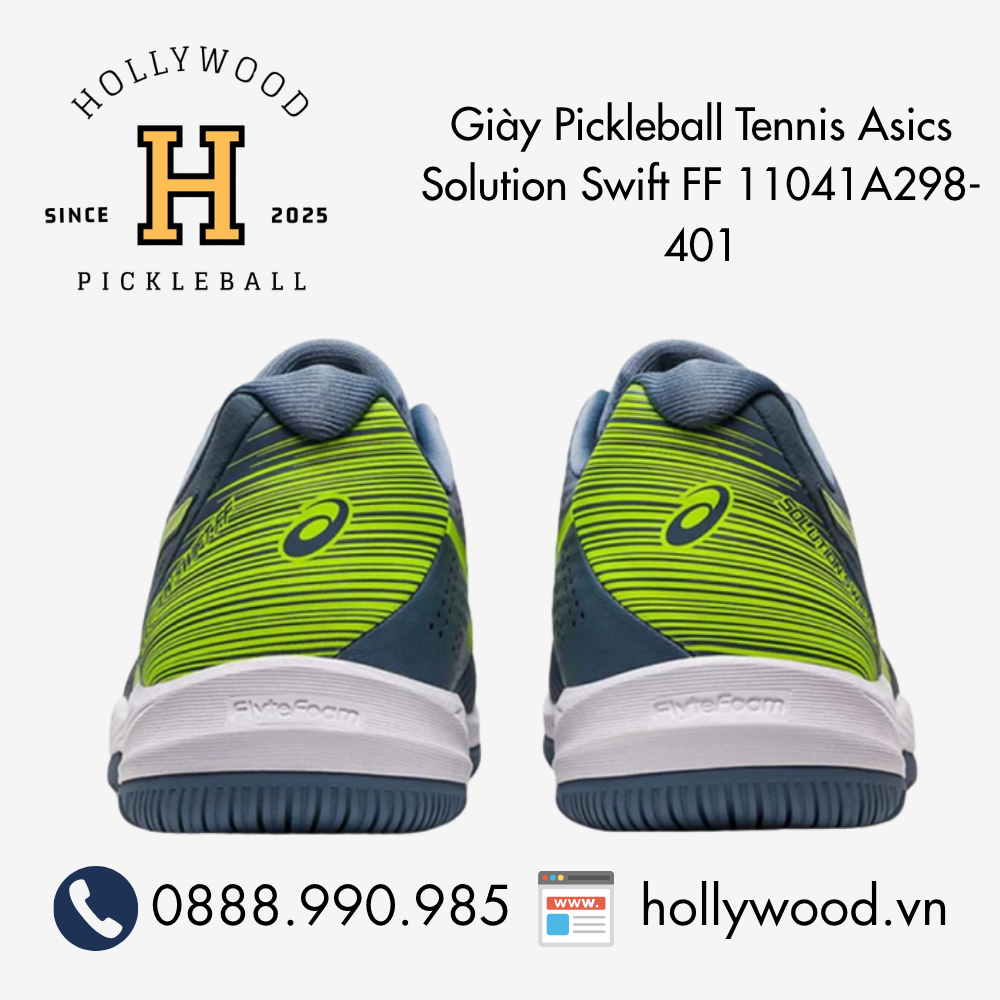 Giày Tennis Pickleball Asics Solution Swift FF 11041A298-401