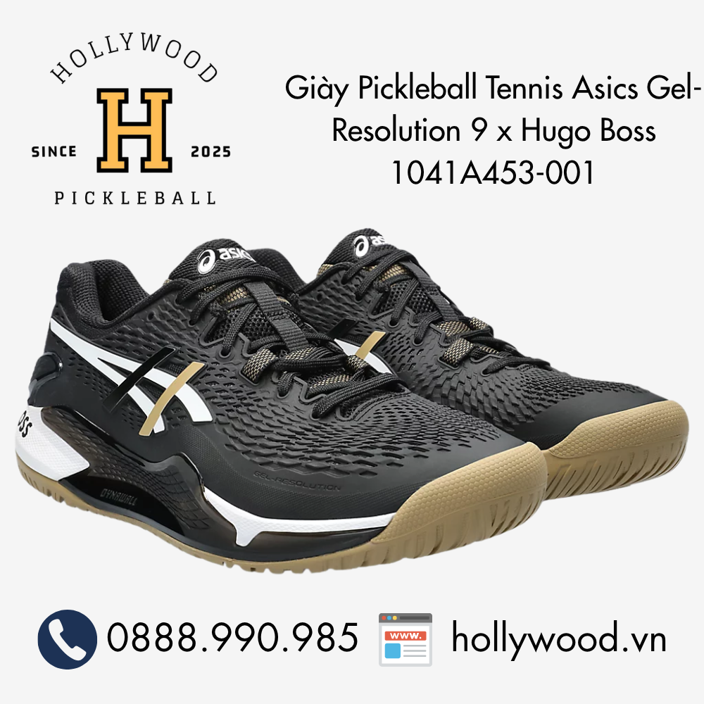 Giày Tennis Pickleball Asics Gel-Resolution 9 x Hugo Boss 1041A453-001