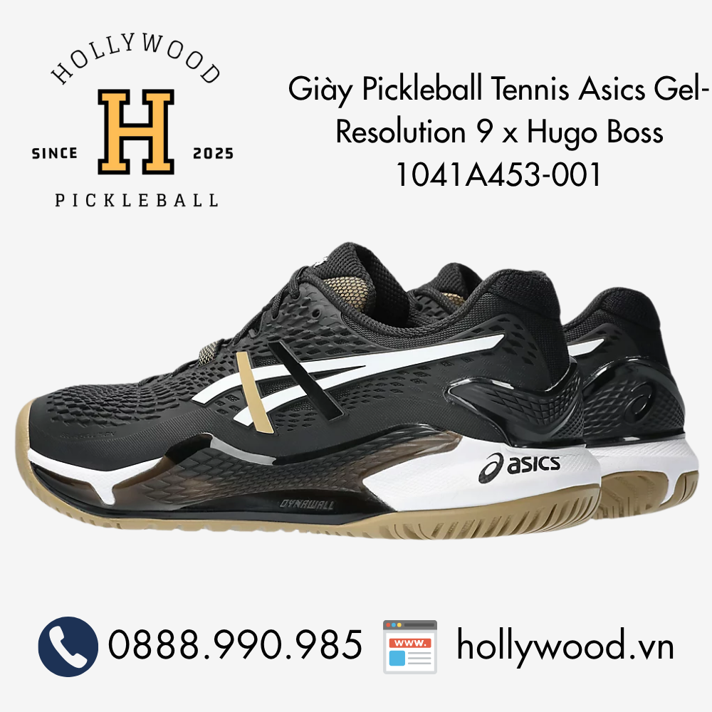 Giày Tennis Pickleball Asics Gel-Resolution 9 x Hugo Boss 1041A453-001