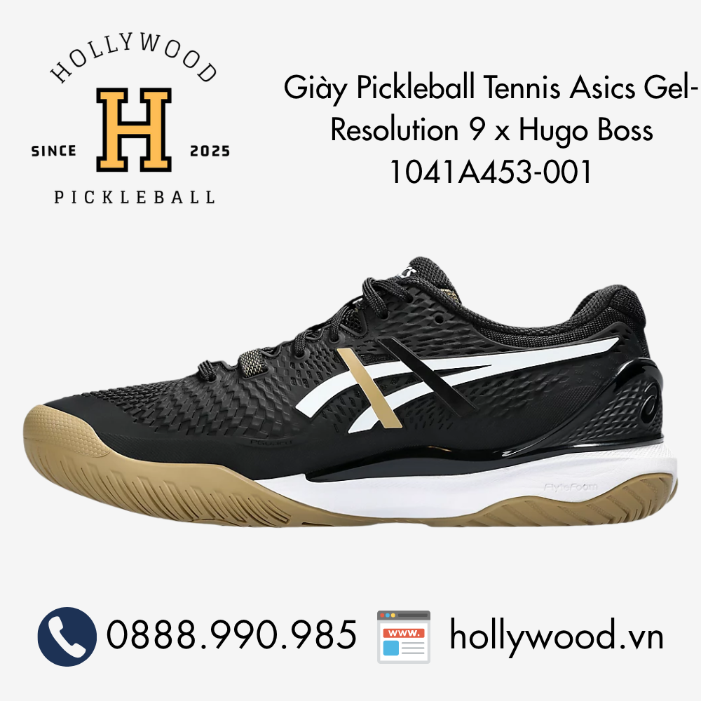 Giày Tennis Pickleball Asics Gel-Resolution 9 x Hugo Boss 1041A453-001
