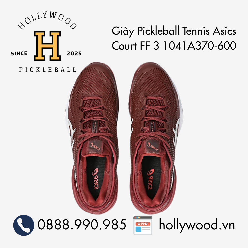 Giày Tennis Pickleball Asics Court FF 3 1041A370-600