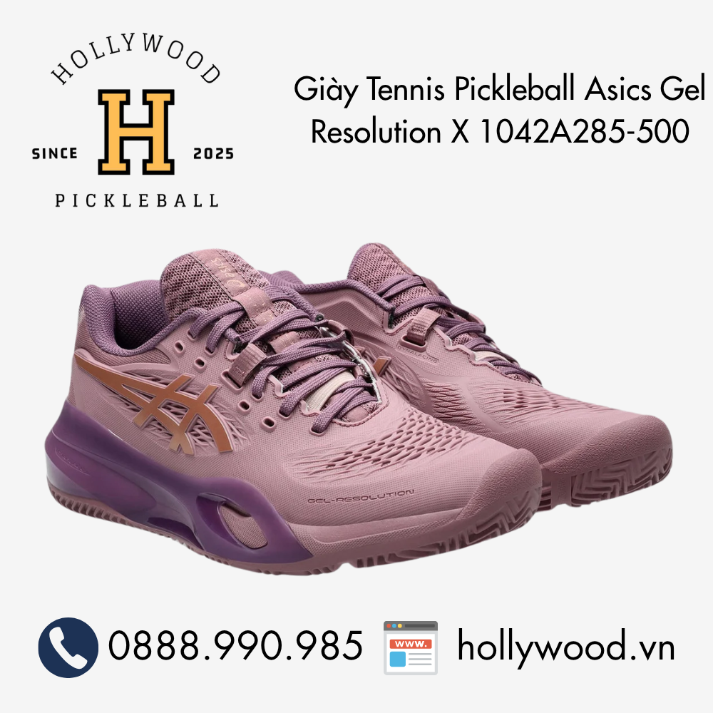 Giày Tennis Pickleball Asics Gel Resolution X 1042A285-500