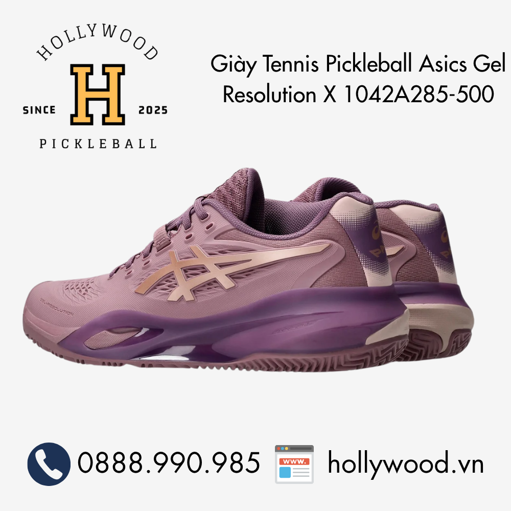 Giày Tennis Pickleball Asics Gel Resolution X 1042A285-500