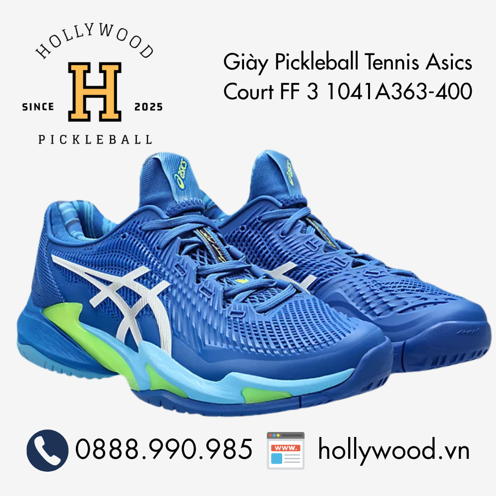 Giày Tennis Pickleball Asics Court FF 3 1041A363-400