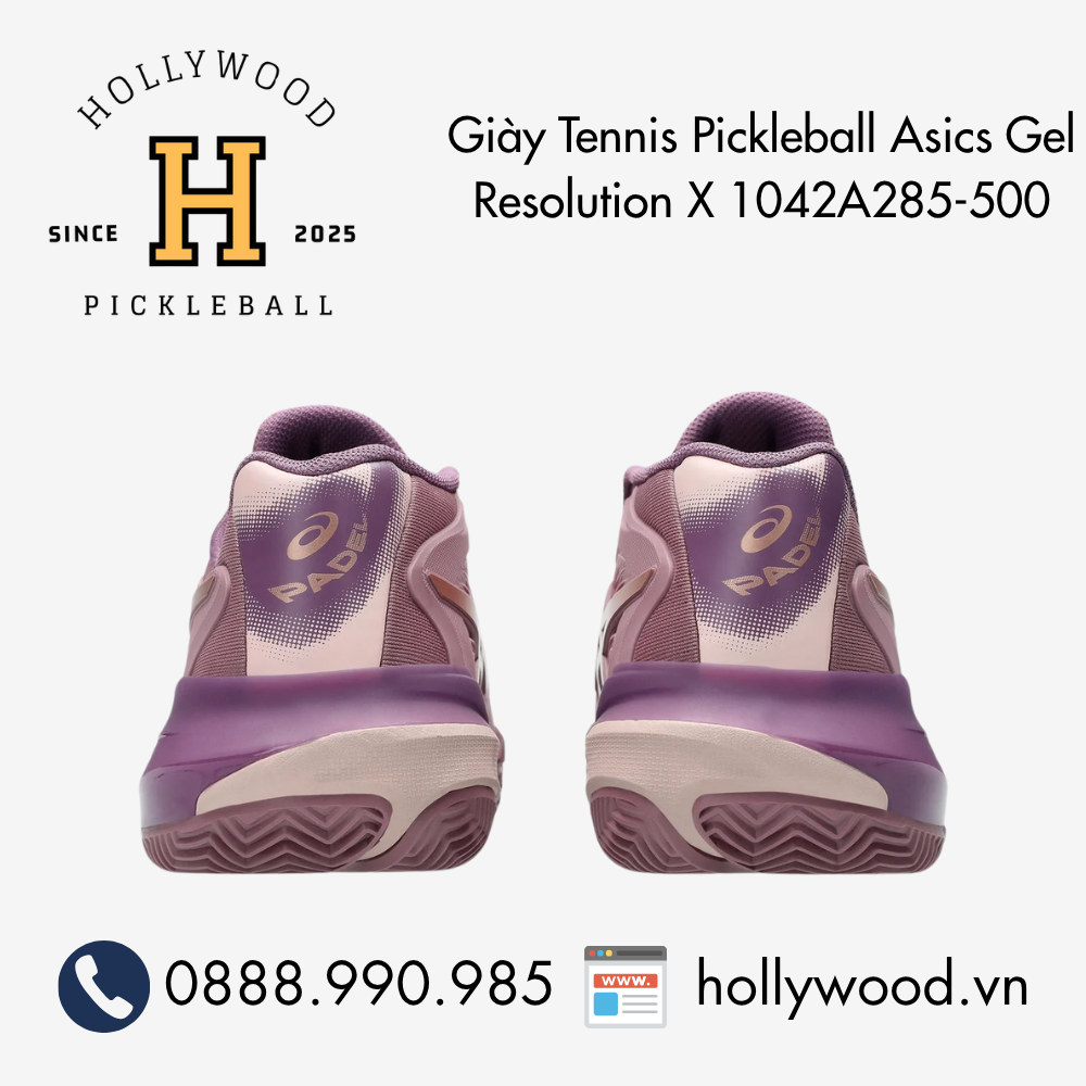 Giày Tennis Pickleball Asics Gel Resolution X 1042A285-500