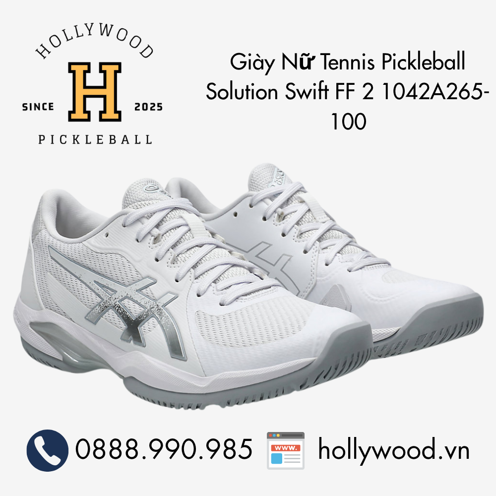 Giày Nữ Tennis Pickleball Solution Swift FF 2 1042A265-100