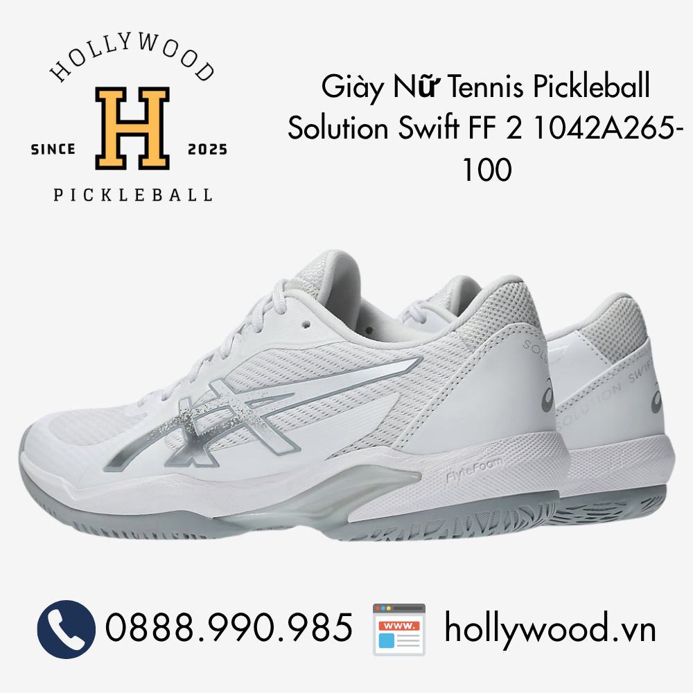 Giày Nữ Tennis Pickleball Solution Swift FF 2 1042A265-100