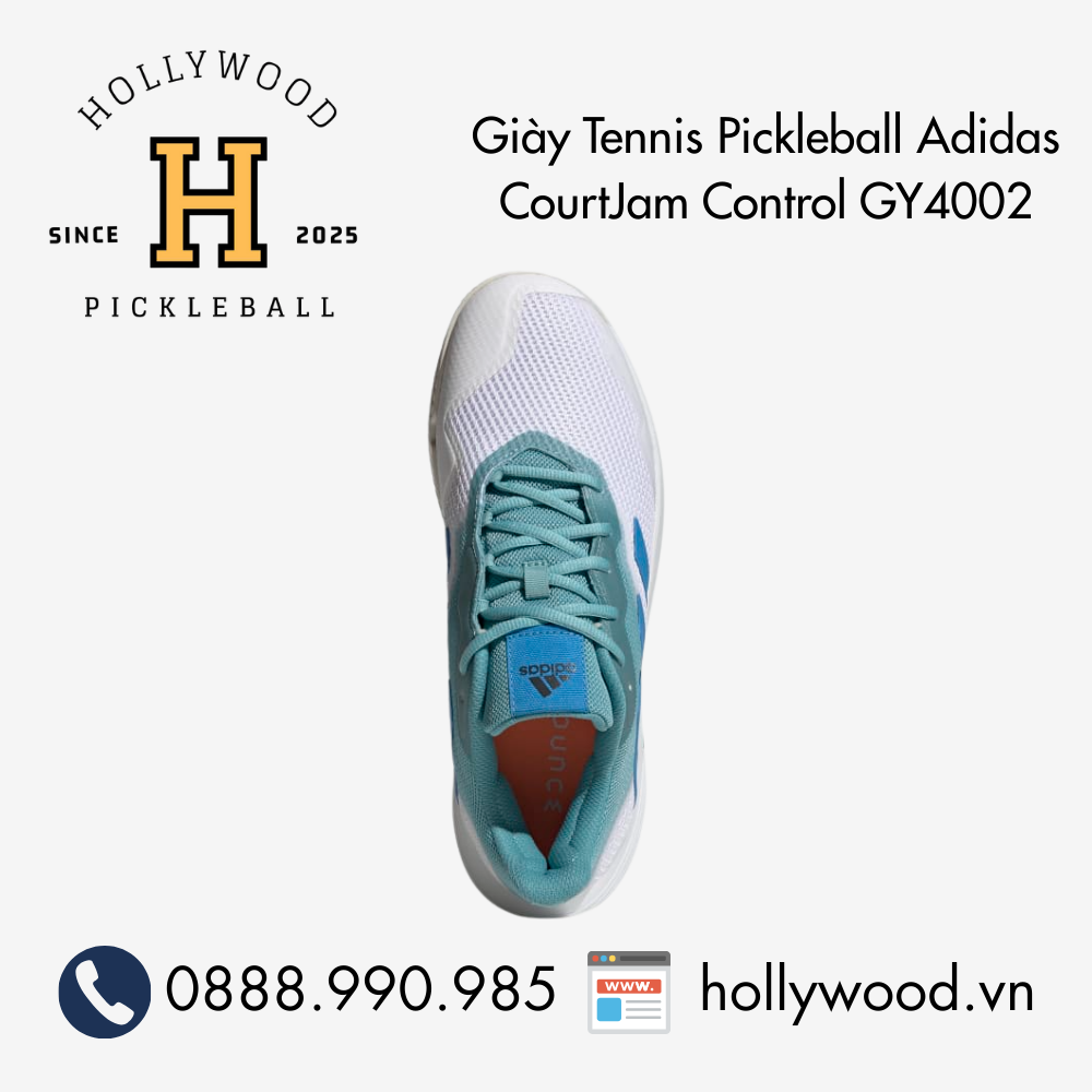 Giày Tennis Pickleball Adidas CourtJam Control GY4002
