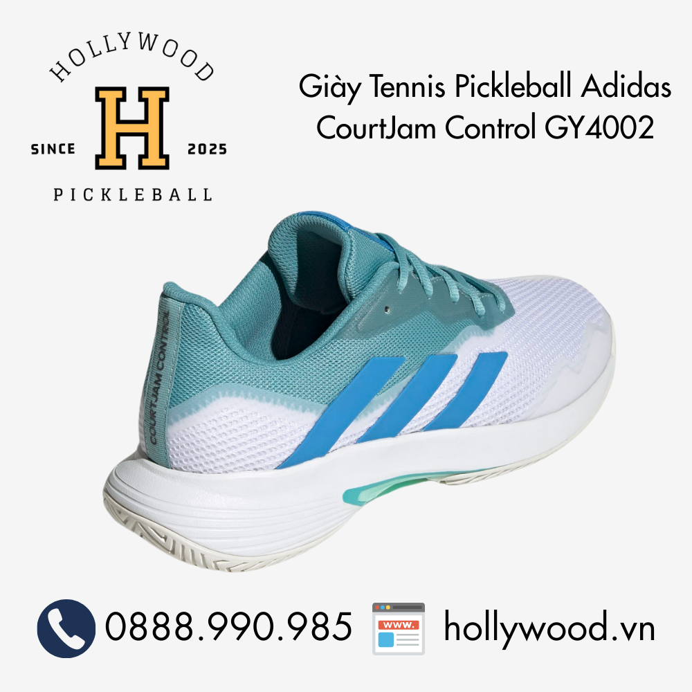 Giày Tennis Pickleball Adidas CourtJam Control GY4002