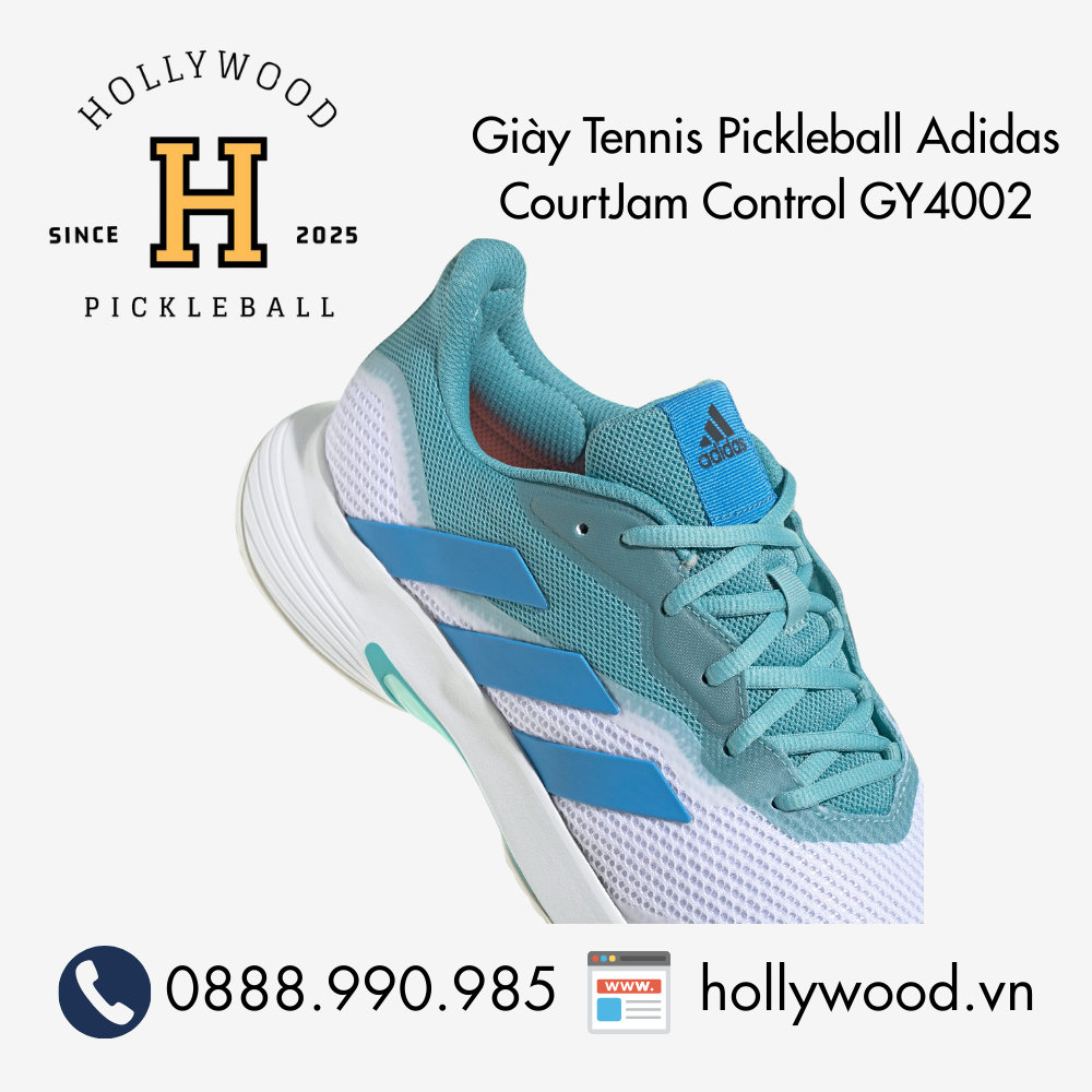 Giày Tennis Pickleball Adidas CourtJam Control GY4002