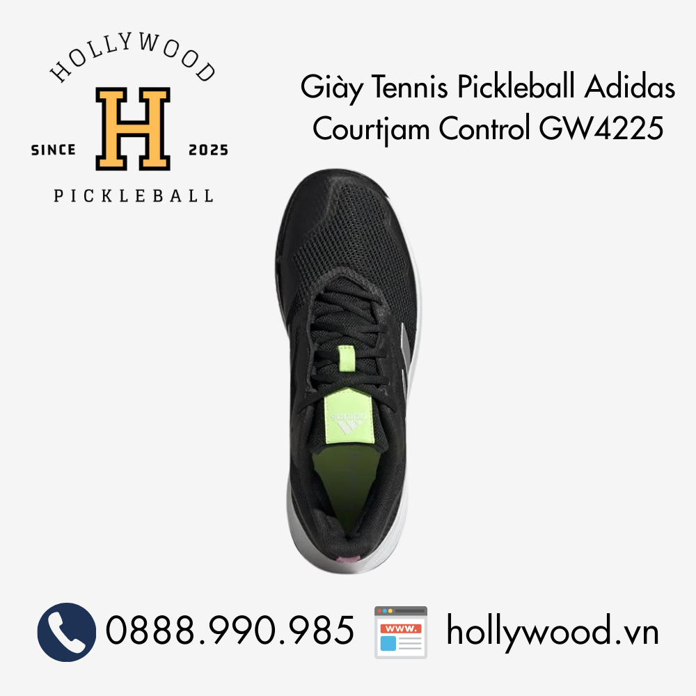Giày Tennis Pickleball Adidas Courtjam Control GW4225