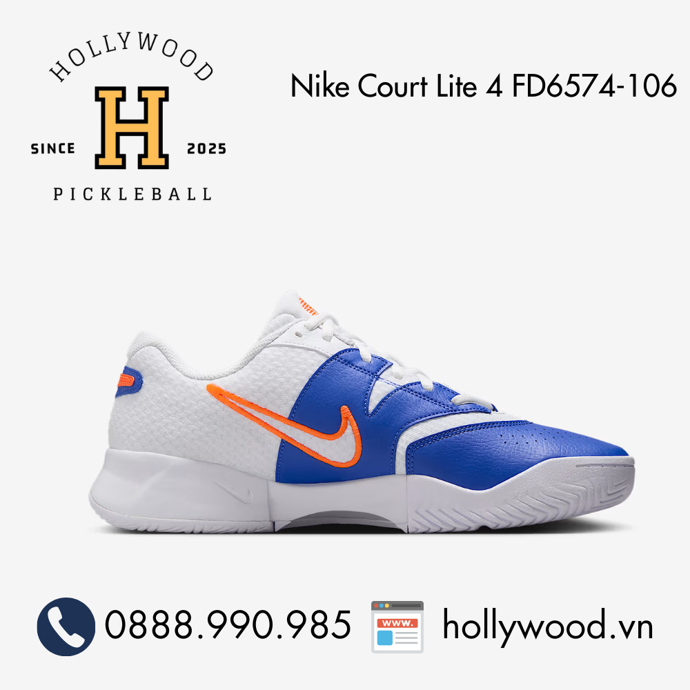 Giày PickleBall-Tennis Nike Court Lite 4 FD6574-106
