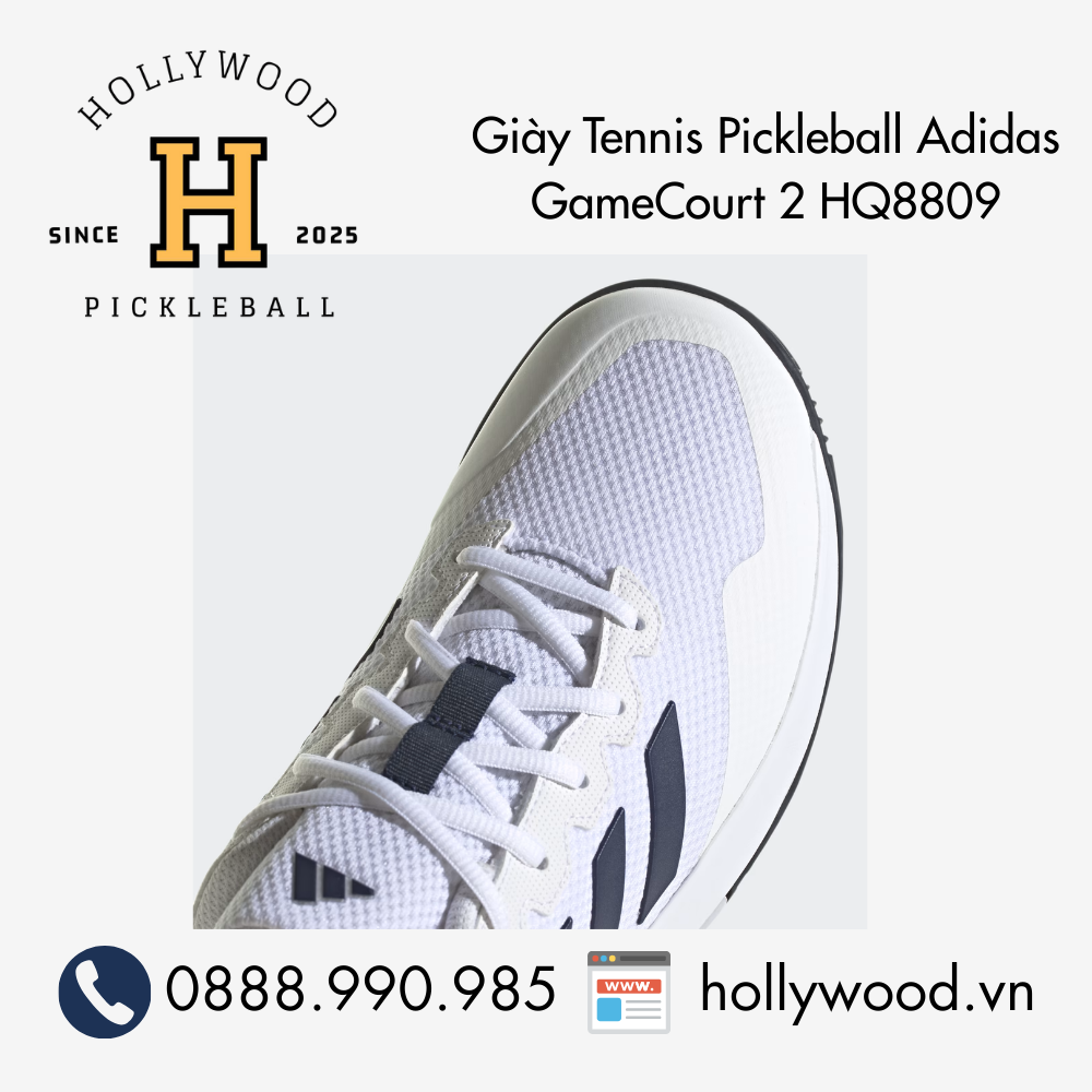 Giày Tennis Pickleball Adidas GameCourt 2 HQ8809