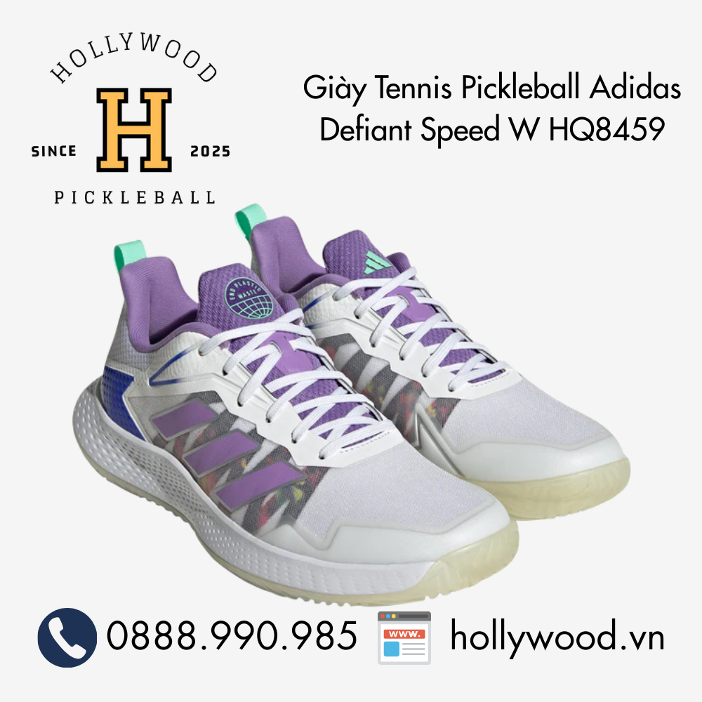 Giày Tennis Pickleball Adidas Defiant Speed W HQ8459