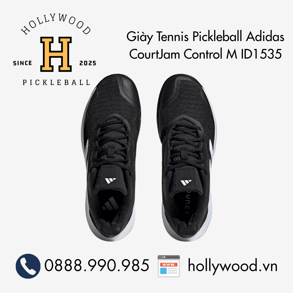 Giày Tennis Pickleball Adidas CourtJam Control M ID1535