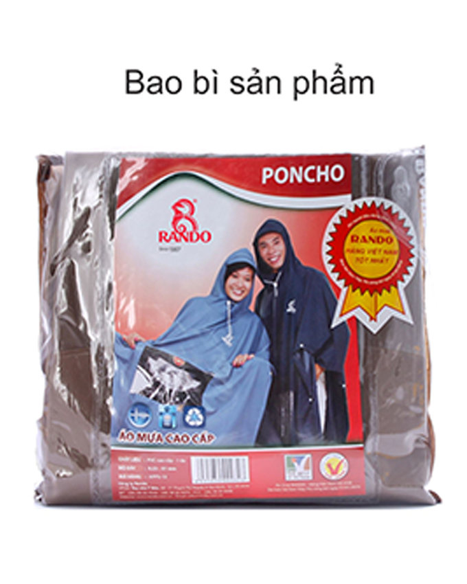 Áo mưa Poncho Cao cấp kiếng 0.23
