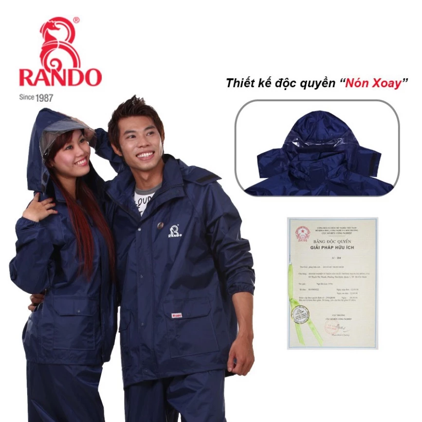 Bộ áo mưa Rando A+ Size XL