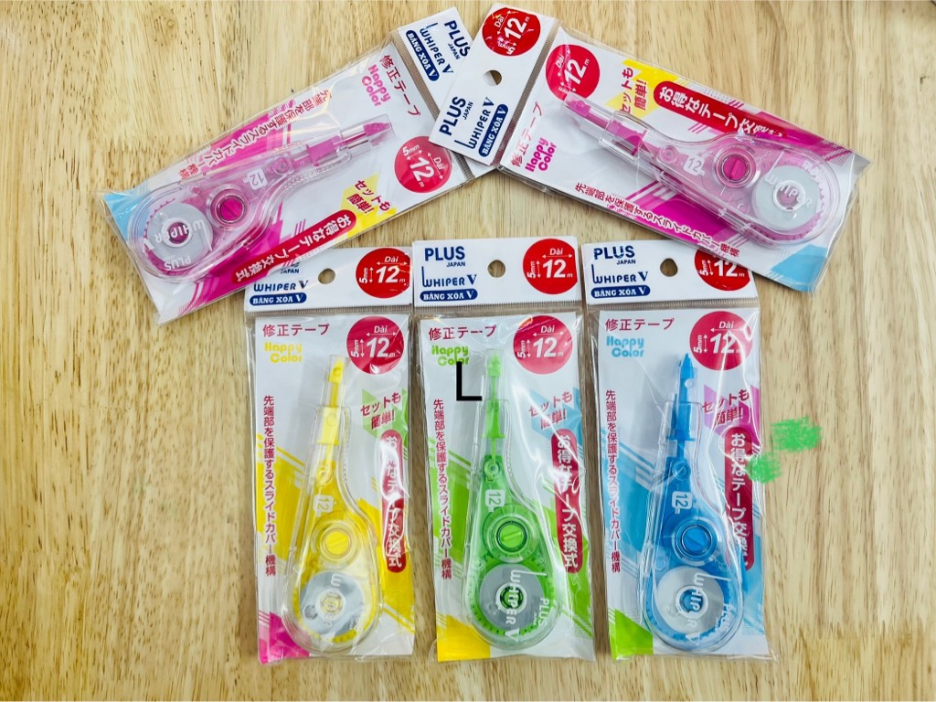 BĂNG XÓA V 5MM X12M MÀU XANH DƯƠNG