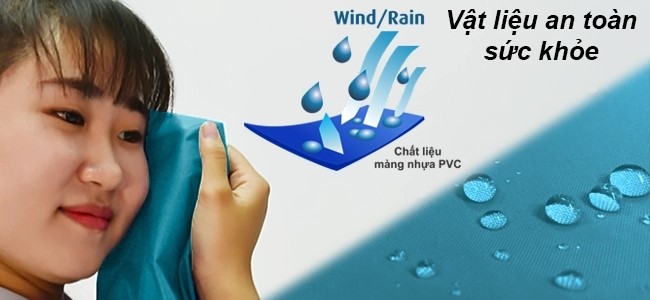 ÁO MƯA BISUR ZIPPER