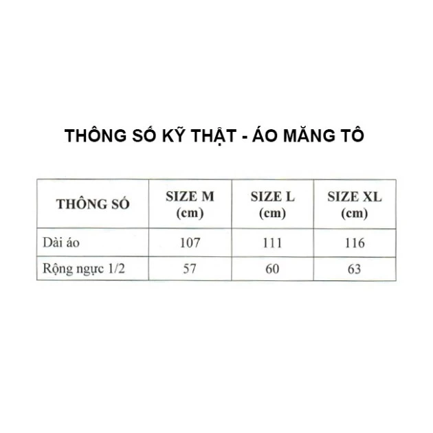 Áo Mưa Măng Tô