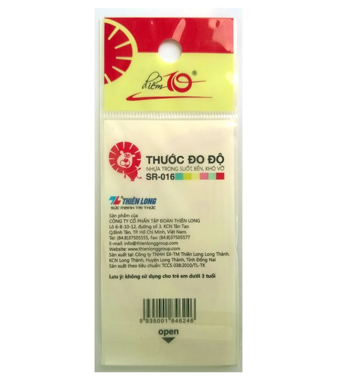 Thước Đo Độ SR-016 Điểm 10