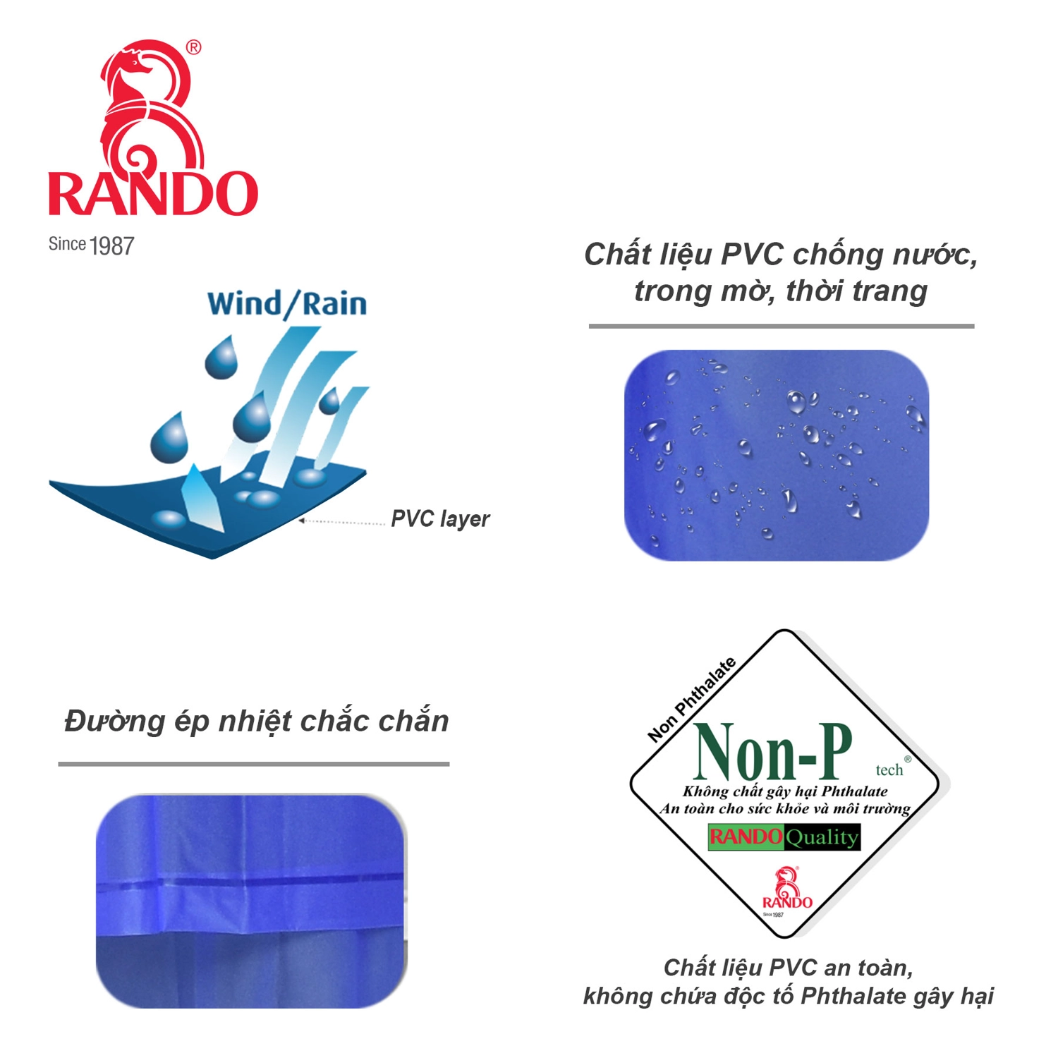 🌧️ ÁO MƯA PONCHO CỔ RÙA TRONG MÀU – APPC-07