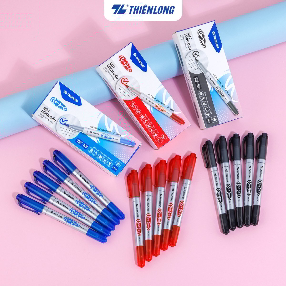 BÚT LÔNG DẦU THIÊN LONG PM04