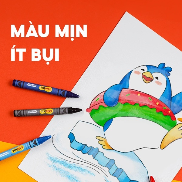Sáp 12 màu Colokit CR-C016