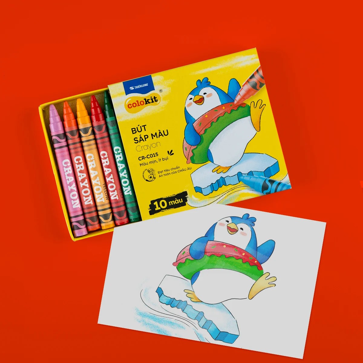 Sáp 12 màu Colokit CR-C016