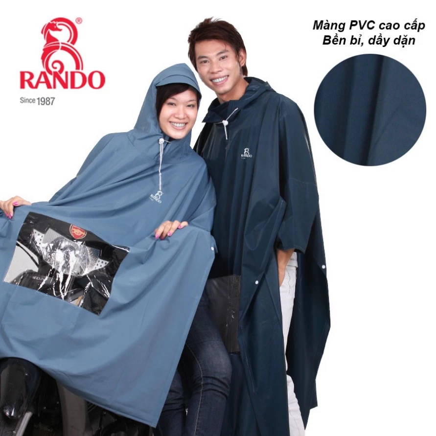 Áo mưa Poncho Cao cấp kiếng 0.23