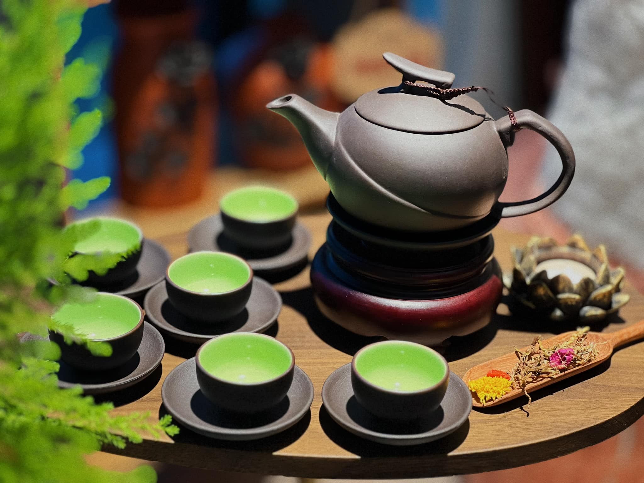 Bộ trà gốm