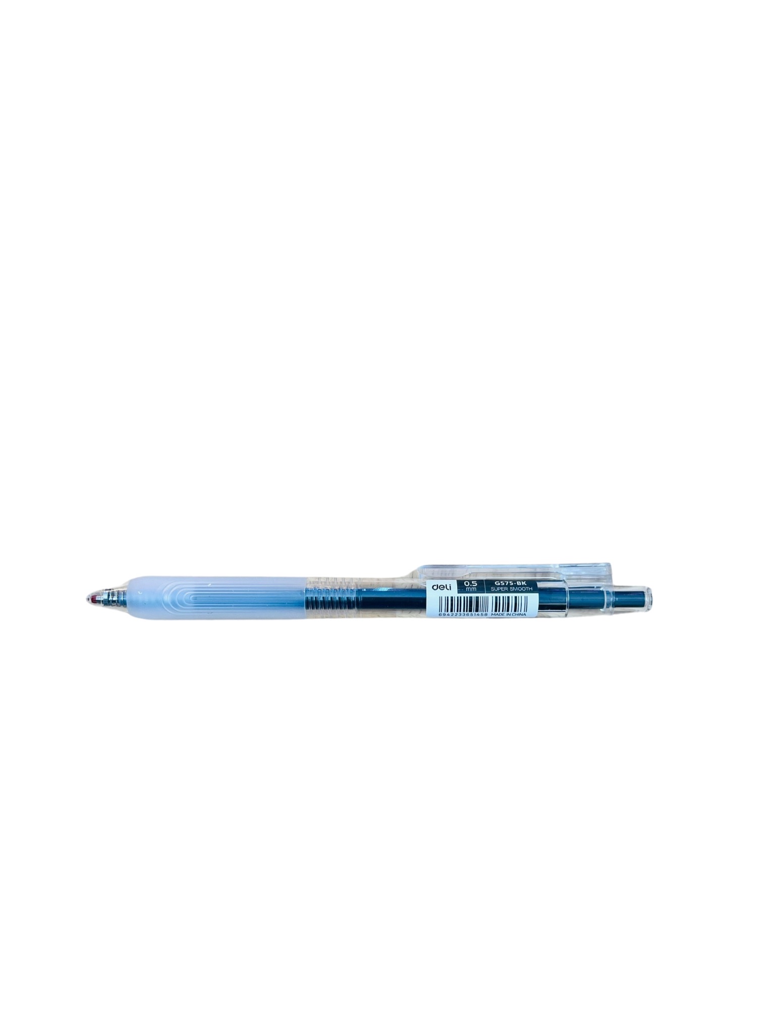 G575-BL_Bút gel bấm siêu trơn_0.5_Xanh E