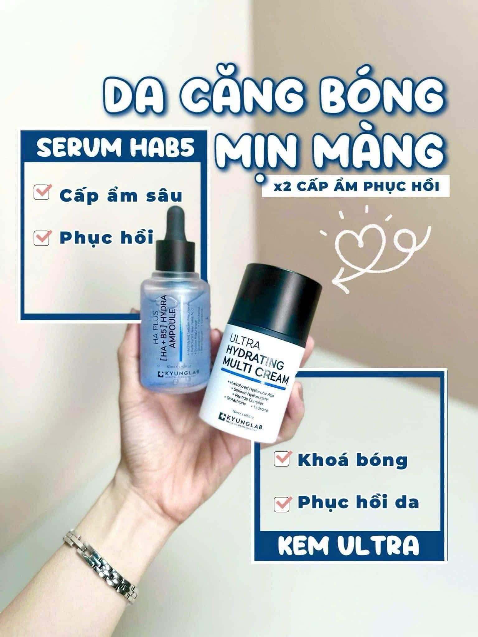 Serum HA B5 Kyung Lab Mẫu Mới – HA Plus [HA+B5] Hydra Ampoule