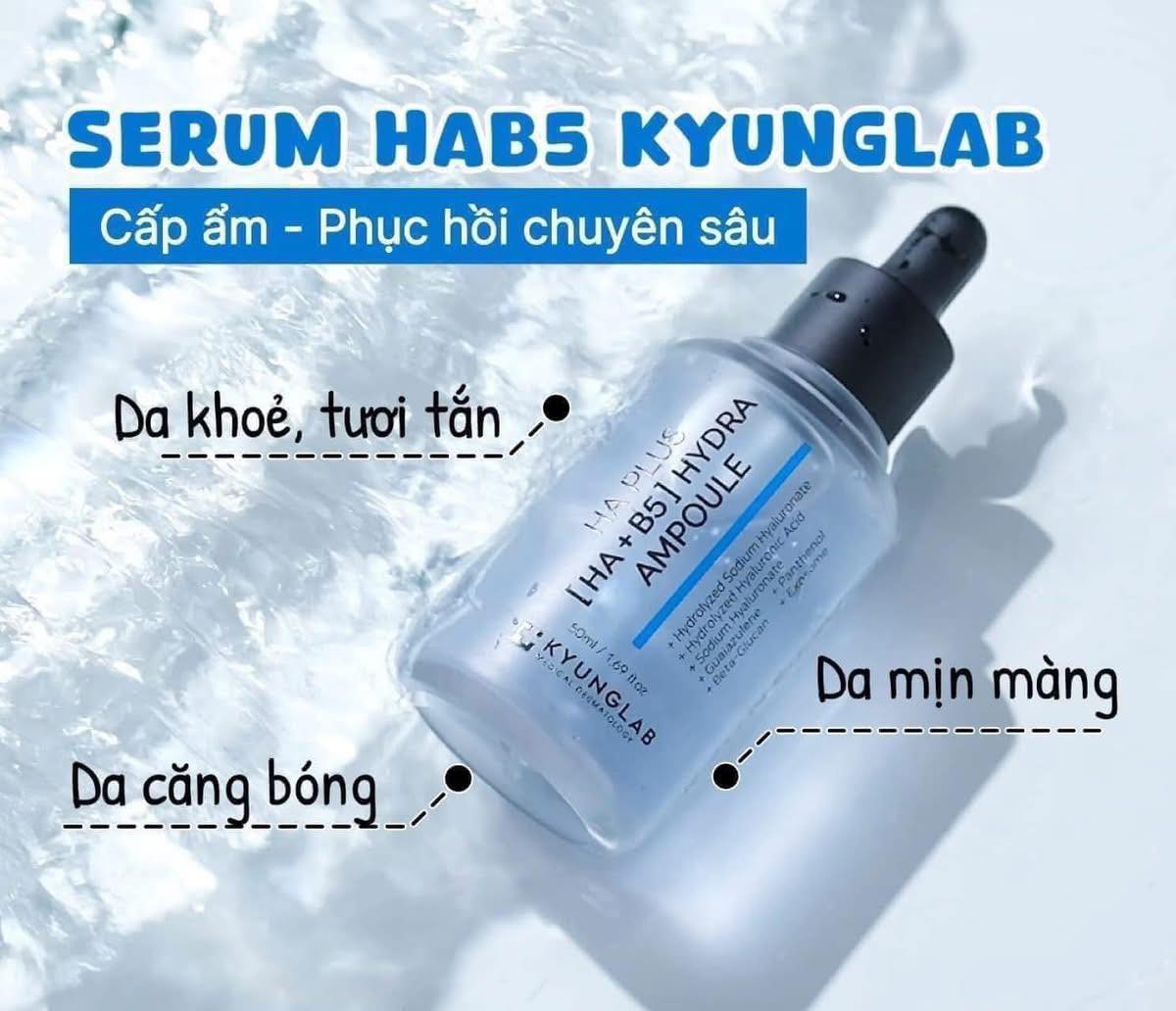Serum HA B5 Kyung Lab Mẫu Mới – HA Plus [HA+B5] Hydra Ampoule