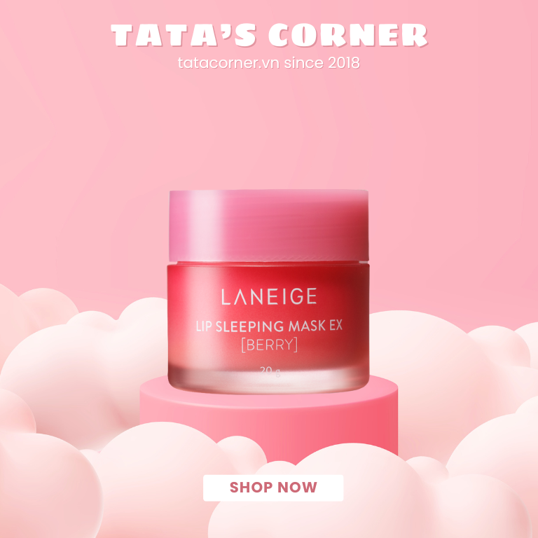 [CHÍNH HÃNG] Mặt Nạ Ngủ Ủ Môi Laneige 20g Hàn Quốc – Hương Cherry | Môi Mềm Mại, Căng Mọng, Dưỡng Ẩm Sâu Cả Đêm